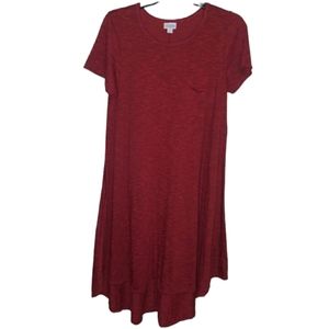 LuLaRoe Highlow Short Sleeve Midi Dress